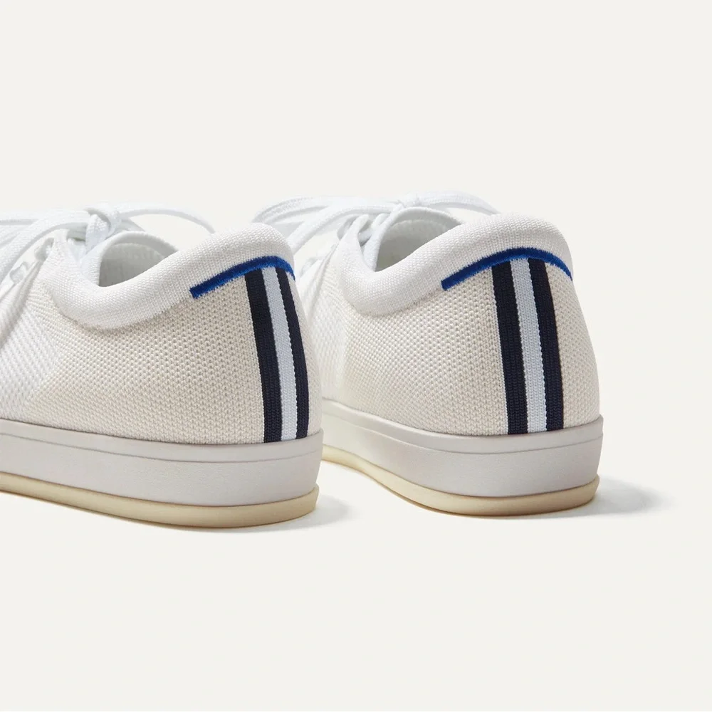 Rothy’s The Lace Up Sneaker in Bright White - Picture 3 of 15